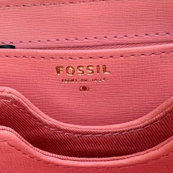 Fossil Sydney Geometric Diamond Shopper Tote Bag Purse & Matching Wallet - Picture 13 of 16